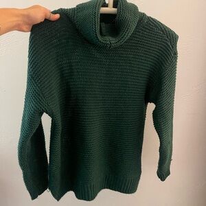 Knit chunky turtleneck